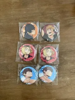 ハイキュー!! 缶バッジ 6個セット