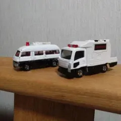 ば*ん様 トミカ 警察車両 日産 キャラバン & いすゞ エルフ