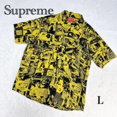 Supreme シュプリーム☆総柄 フローラル Tシャツ ターコイズ Y2K 