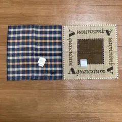 DAKS Aquascutum メンズ ハンカチ 2枚セット
