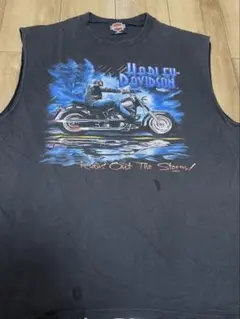 希少)90's Harley-Davidson Tシャツ　ノースリーブ 古着