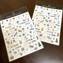 【新品】3CE PERSONAL COLOR STICKER ステッカー2点
