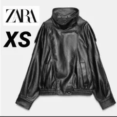 【新品タグ付き】ZARA ザラ♡フェイクレザージャケットXSサンローラン