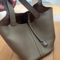 ハンドバッグ バケットバッグ グレージュのサムネイル