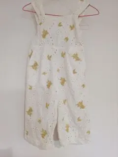 petit main ホワイト系　レース　ロンパース　サイズ80