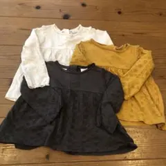 ZARA ブラウス　ロンT 3枚セット 12-18ヶ月