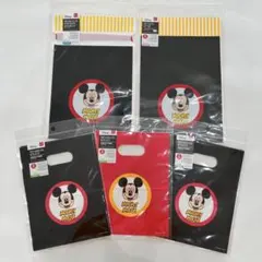 【新品】ディズニー ミッキーマウス ギフトバッグ 5点まとめ売り ダイソー