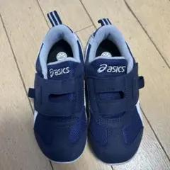 【美品】asics ネイビー スニーカー 17.0cm