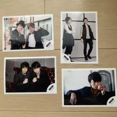 嵐 公式写真 櫻井翔 二宮和也 松本潤 4枚セット