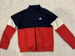 adidas ジャージ　パーカー　130　ピステ　赤 ネイビー