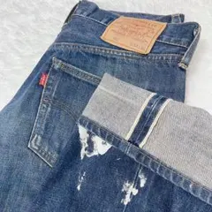 リーバイス 502xx 90s 赤耳 ビッグE 濃紺 w34 日本製ペイント加工