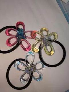 花型ヘアゴムセット 3個入り