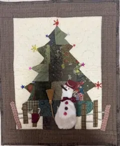 パッチワーク タペストリー クリスマスVer.