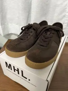 MHL ARMY TRAINER(MHL SHOP限定) 38 ブラウン 美品