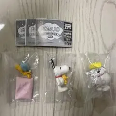 スヌーピー すやすやおやすみマスコット 3個セット