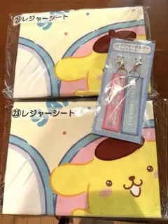 サンリオ 一番くじ ファミマ レジャーシート ペアキーホルダーのサムネイル