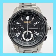 SEIKO セイコー ブライツ 電波 ソーラー クロノグラフ 腕時計 8B82