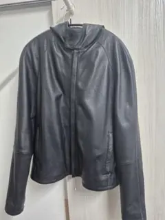 m*o様 EMPORIO ARMANI ブラックレザージャケット