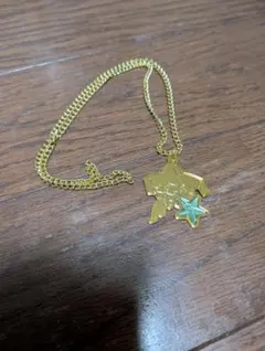 ポケモン ジラーチ ゴールドカラー ネックレス