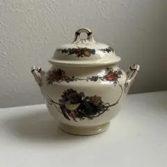 フランスアンティーク サルグミンヌ オベルネ シュガーポット シュクリエ