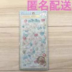 ボンボンドロップシール　サンリオ　シナモロール　立体シール　３Dステッカー