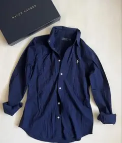 美品✨ポロラルフローレン シャツ　ネイビー　Mのサムネイル