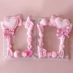 ホイップデコ 量産型 ピンク チョコ ピンク