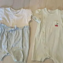 GU ベビーロンパース2枚セット