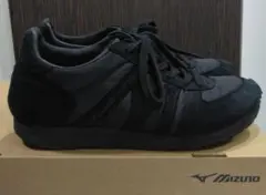 MARGARET HOWELL ミズノ　スニーカー23cm　オールブラック