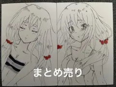 【原画】ボールペン一発描き！オリジナル女の子