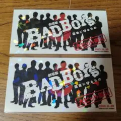 BADBOYS J ドラマ版　劇場版　セット　ポスター　ステッカー　バンダナ付き BADBOYS J ドラマ版 劇場版 セット ポスター ステッカー