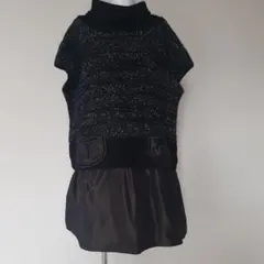 ハイネックポケット付きチュニック