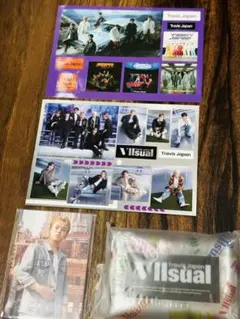 TravisJapan 『VIIsual』ミニポーチ　ステッカー　トレカ