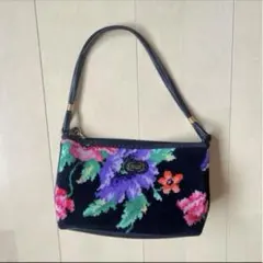 FILLER フェイラー 花柄 シュニール織 ハンドバッグ ワンハンド Y2K