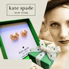 ラッピング対応可【kate spade】リボンピアス - メルカリ