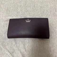 kate spade パープル 二つ折り財布