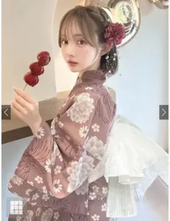 24時間以内発送‼️花柄浴衣セット　グレイル　GRL