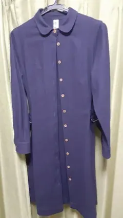 希少 美品】サンローラン ヴィンテージ ドレスコート 80s〜90s 紫