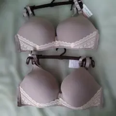 ナ丿ストレス シームレス マタニティブラジャーL　2点セット②のサムネイル