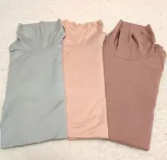 ユニクロ　ヒートテック　ハイネック3点