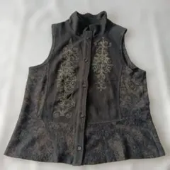 to the angel ノースリーブシャツ　ジャケット　ブラック　Ｌ　Y2K