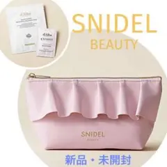 SNIDEL BEAUTY & d’Albaピンクフリルポーチ＆コスメ2点セット