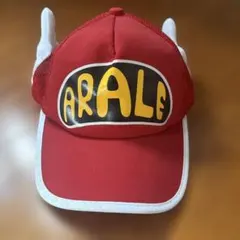 ARALE キャップ 帽子 羽根付き レッド
