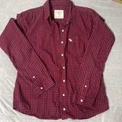 Abercrombie &Fitchのチェック柄長袖シャツ