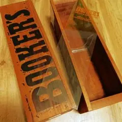 ブッカーズ ウイスキー木箱3個 空き瓶1本 - メルカリ