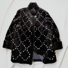 美品！最高級ランチェッドミンク　毛皮コート　銀タグ SAGAMINK Mサイズ