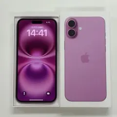極美品 iPhone 16 Plus ピンク 512GB SIMフリー