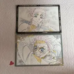 お楽しみくじ ダブルチャンス賞ポスター ポストカード付き TVアニメ「鬼滅の刃」コラボダイニング