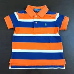 Poloラルフローレン 半袖ポロシャツ 90サイズ オレンジ系