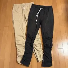 h&m サイドジップジョガーパンツ　2点セット